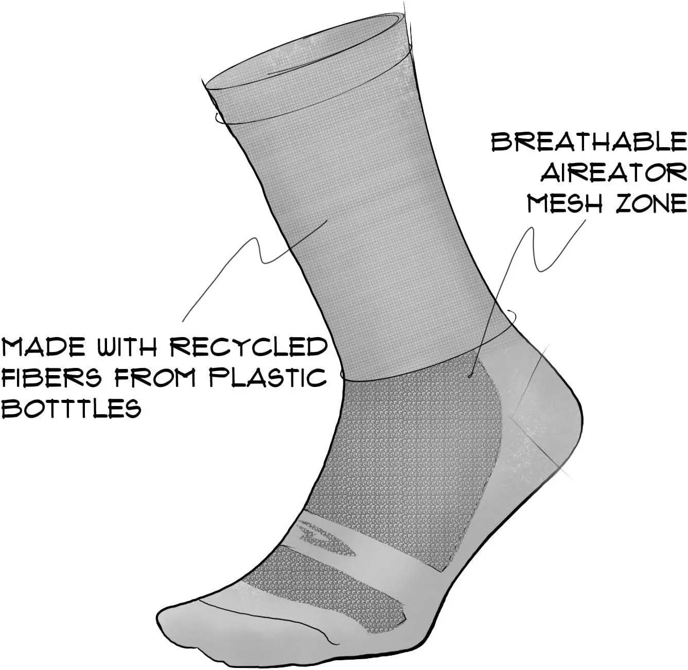 DEFEET | Aireator 3" Patterned Cycling Socks | For Biking, Running, & Everyday Adventures