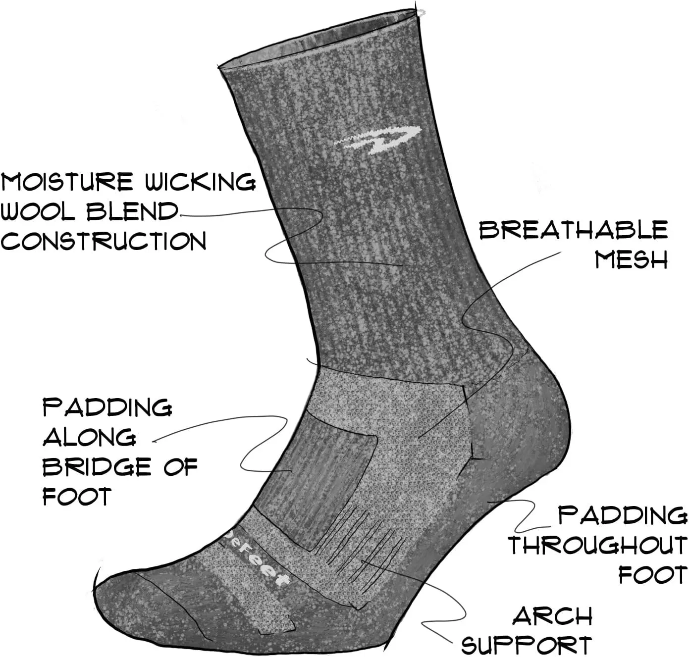 DEFEET | Woolie Boolie 6" Cycling Socks | For Biking, Running, & Everyday Adventures