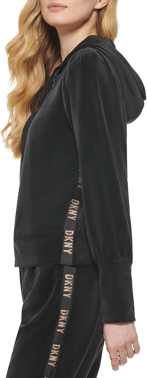 DKNY Women's Everyday Soft Zip Up Hoodie