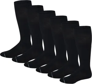 Dr. Motion Men 6 pairs pack everyday compression knee high socks