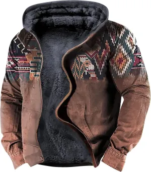 Dudubaby Long Fleece Hoodie Softest Hoodie Men'S Casual Camouflage Sports Sweatshirt Long Sleeve Zipper Hooded Jacket Coat