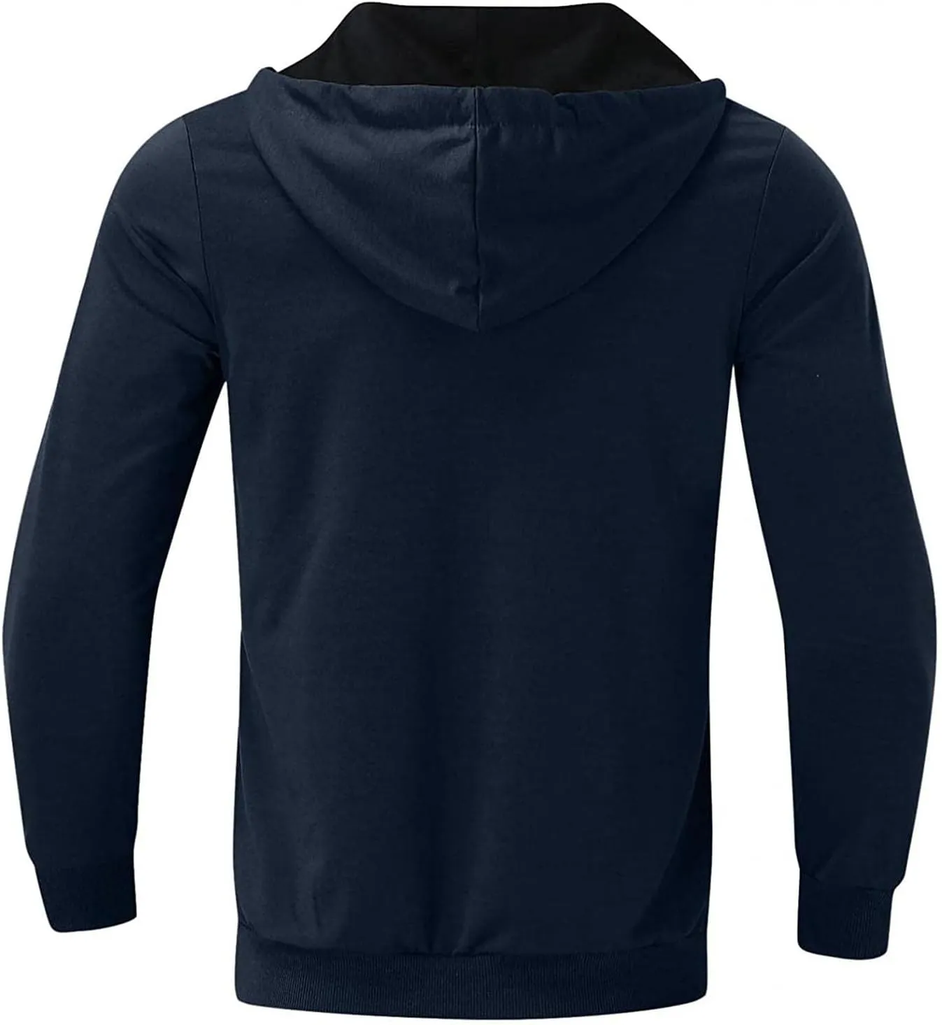 DuDubaby Men's Casual Camouflage Sports Sweatshirt Long Sleeve Zipper Hooded Jacket Coat