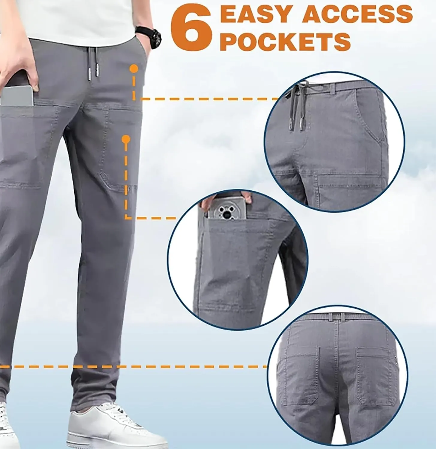 Expositiontext Multipants-High Stretch Multi-Pocket Cargo Pants, Mencomfy Manzera Stretch Cargo Pants