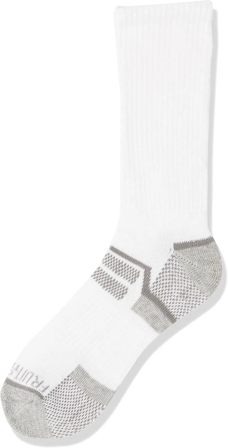 Fruit of the Loom Boys' Everyday Active Crew Socks (12 Pack)