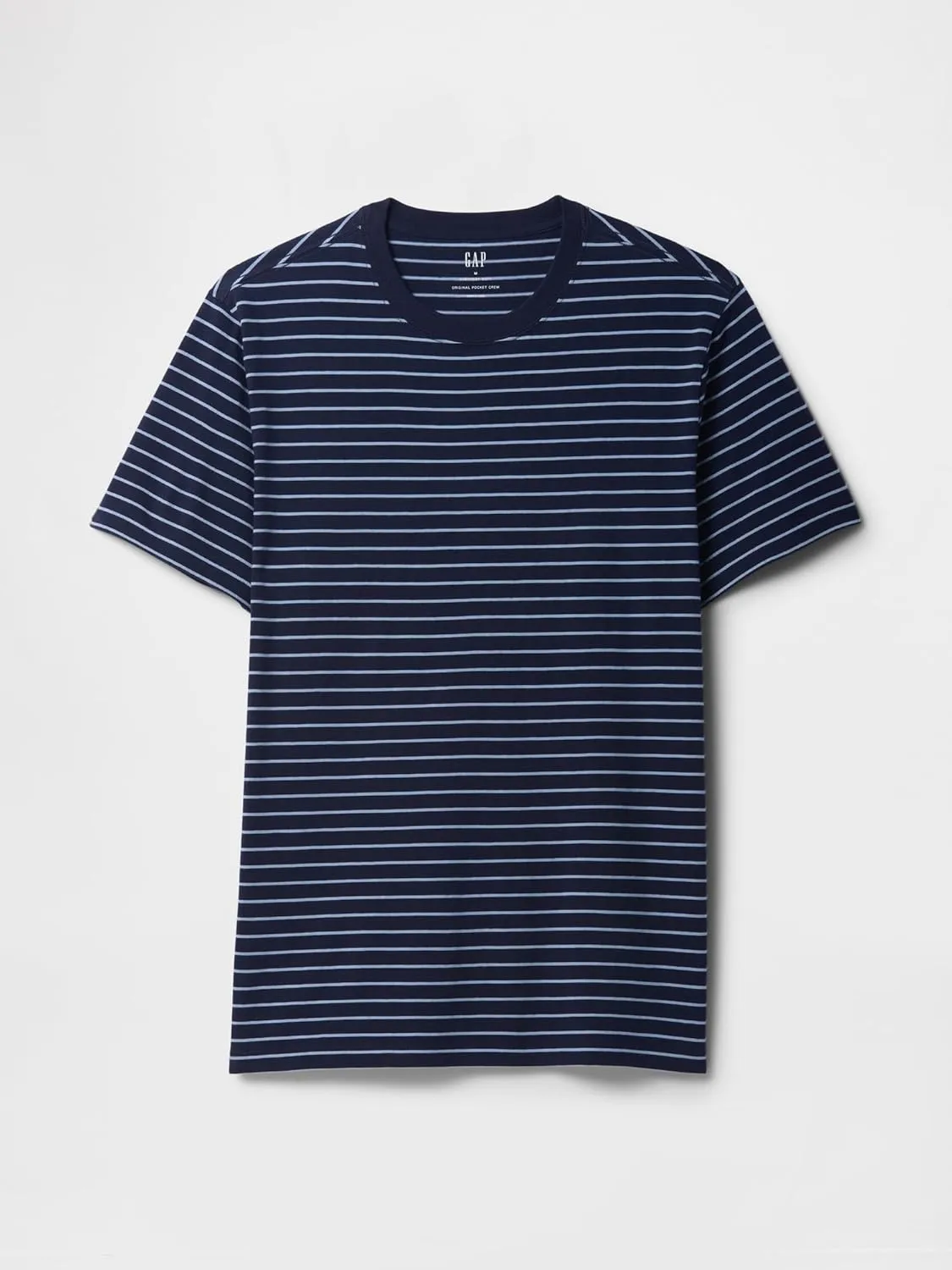 GAP Men's Everyday Soft Crewneck Stripe T-Shirt Tee
