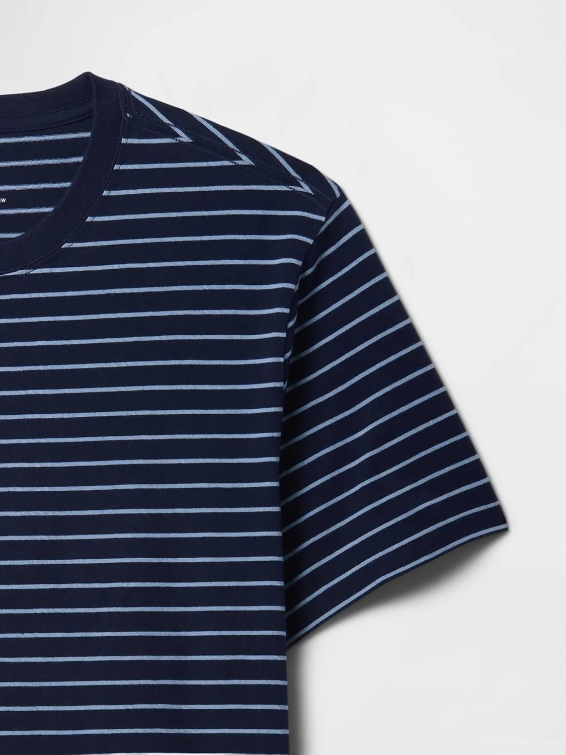 GAP Men's Everyday Soft Crewneck Stripe T-Shirt Tee