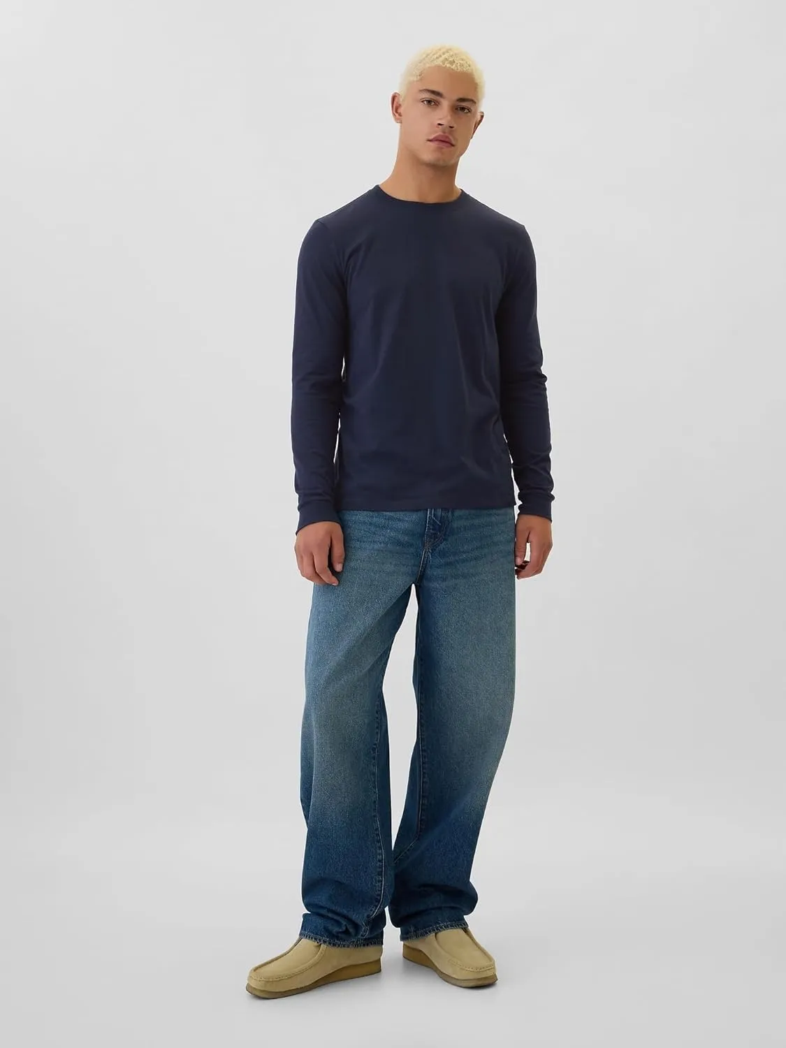 GAP Men's Long Sleeve Everyday Soft T-Shirt