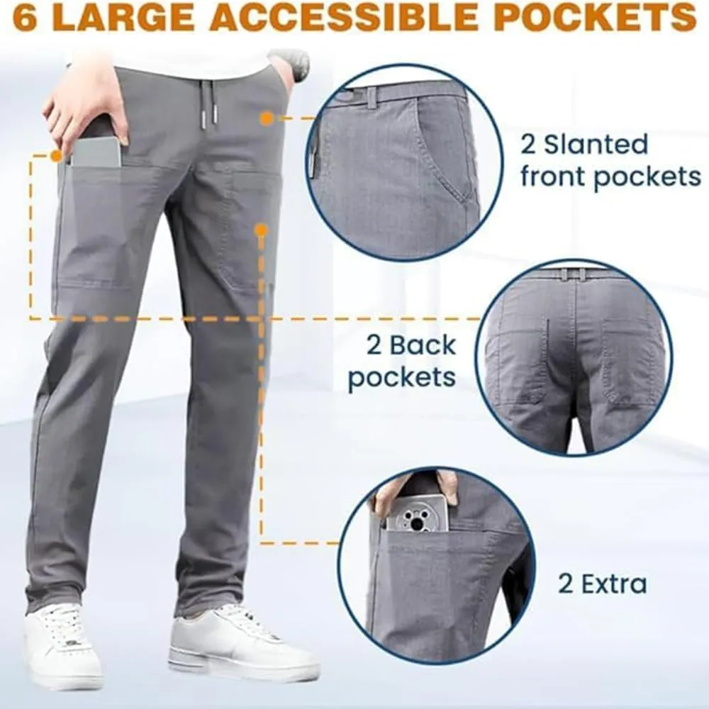 Giltpeak Multipants - High Stretch Multi-Pocket Durable Cargo Pants,Manzera Stretch Cargo Pants Casual Comfortable Men's