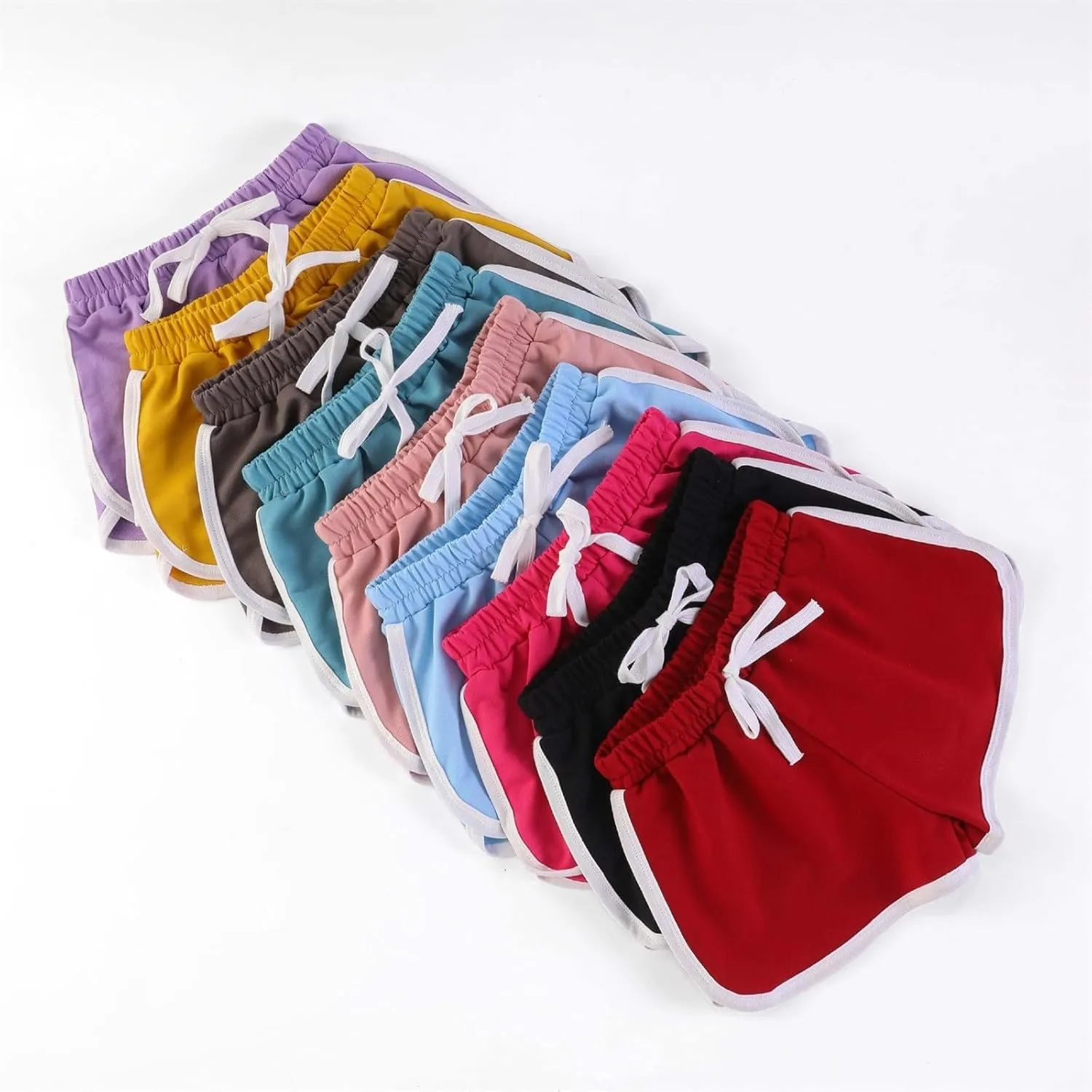 Girls Athletic Shorts Soccer Basketball Running Sports Shorts for Teen Girls Quick Dry Workout Gym Dance Short Pants