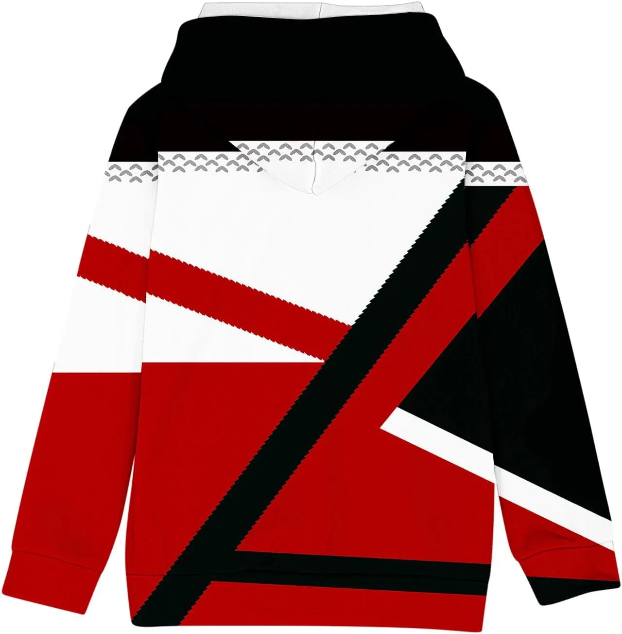 Girls Geometric Abstract Long Sleeve Sweatshirt Casual Lightweight Everyday Hoodie Teens
