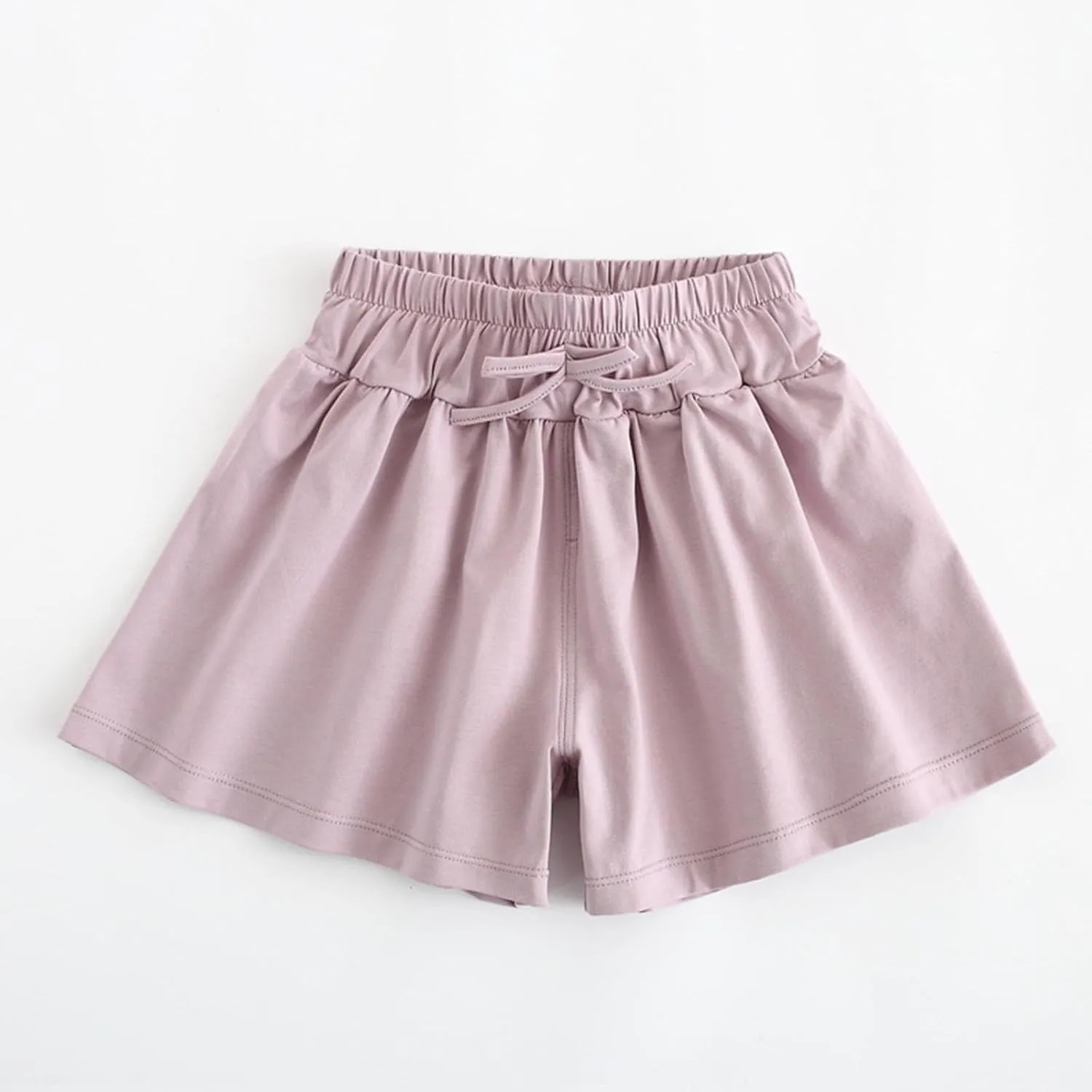 Girls Wide Leg Shorts Cute Pleated Flowy Shorts Kids Cotton Soft Summer Casual Short Kids Trendy Clothes 3-14 Years