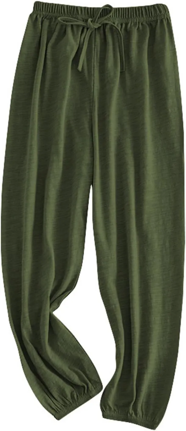 Girls Wide Leg Sweatpants Elastic High Waisted Loose Baggy Pants Kids Lightweight Flowy Pants Casual Joggers Clothes
