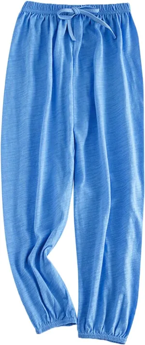 Girls Wide Leg Sweatpants Elastic High Waisted Loose Baggy Pants Kids Lightweight Flowy Pants Casual Joggers Clothes