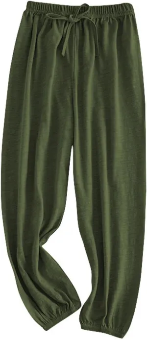 Girls Wide Leg Sweatpants Elastic High Waisted Loose Baggy Pants Kids Lightweight Flowy Pants Casual Joggers Clothes