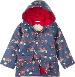 Hatley Boys' Button-up Printed Rain Jacket