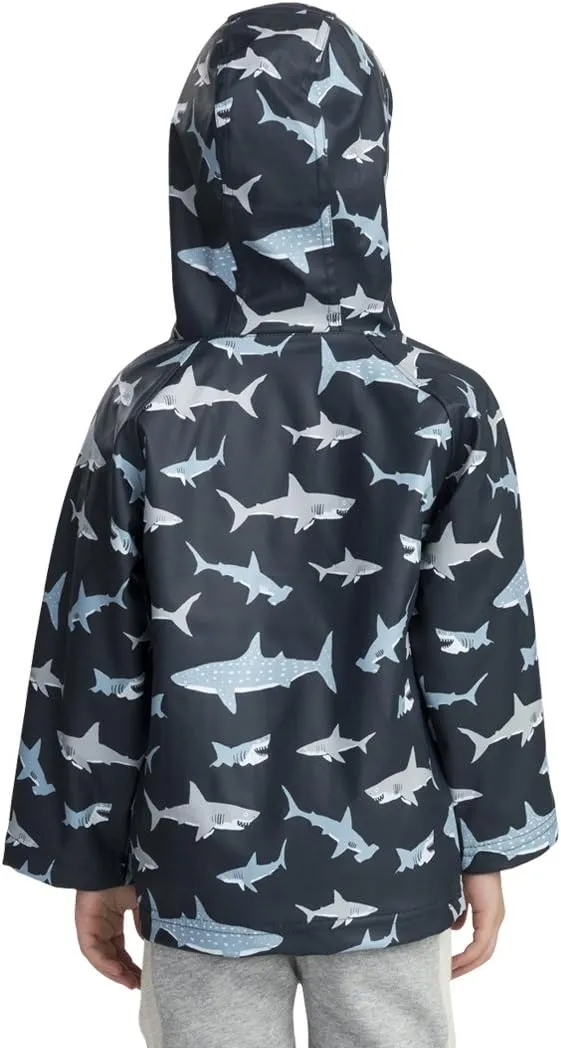 Hatley Boys' Button-up Printed Rain Jacket