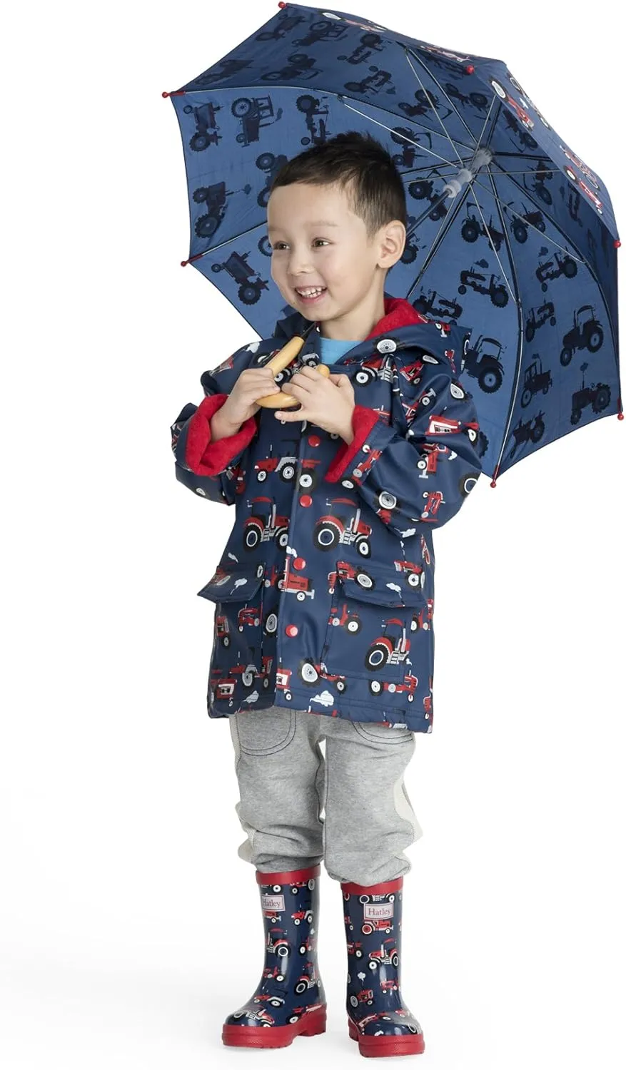 Hatley Boys' Button-up Printed Rain Jacket