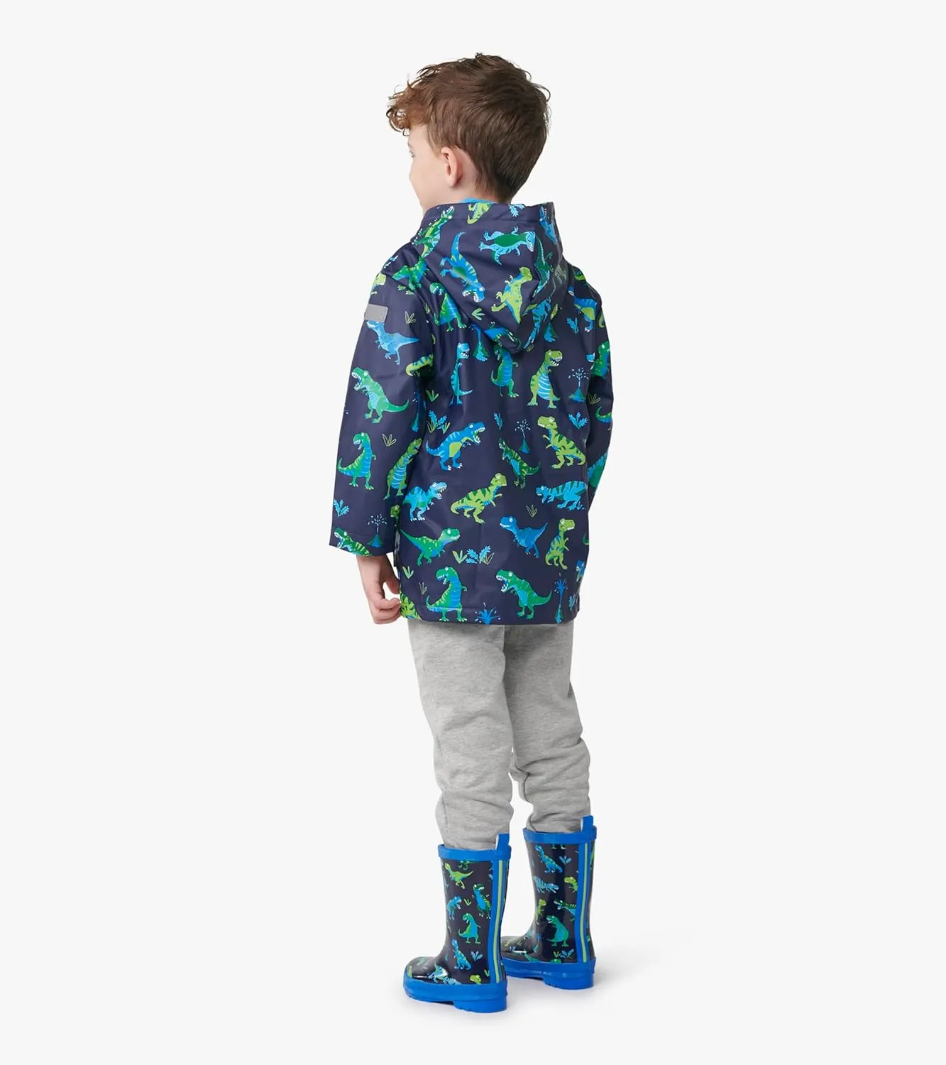 Hatley Boys' Button-up Printed Rain Jacket