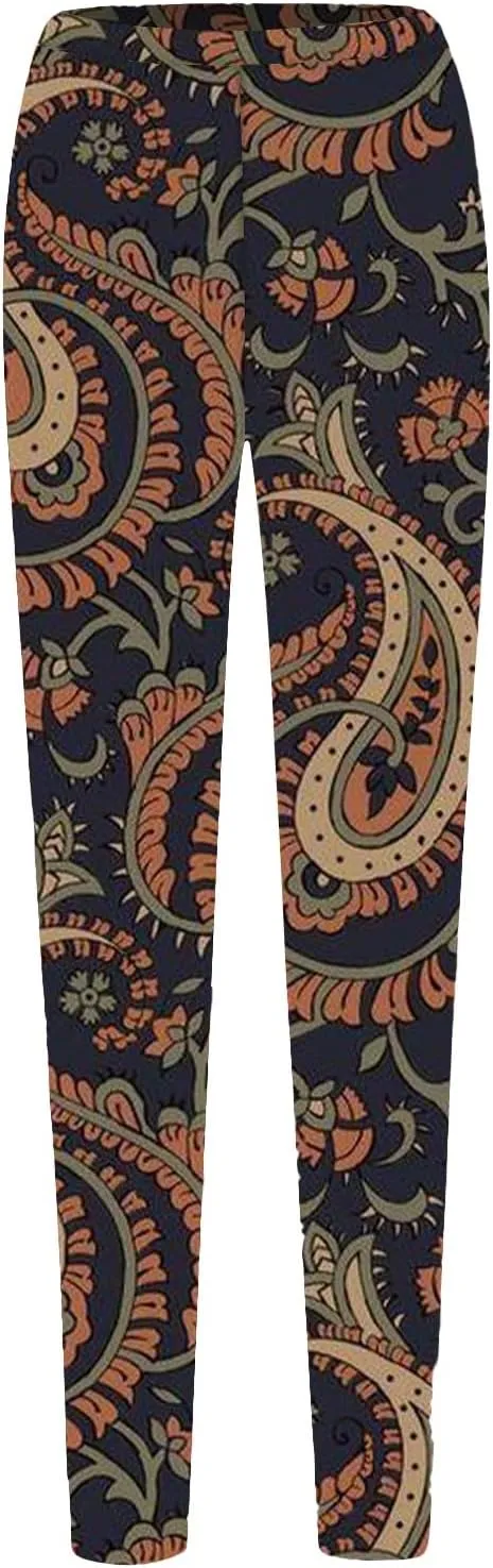 High Waist Workout Leggings for Women Patterned Flayoga Pants Christmas Legging Womens