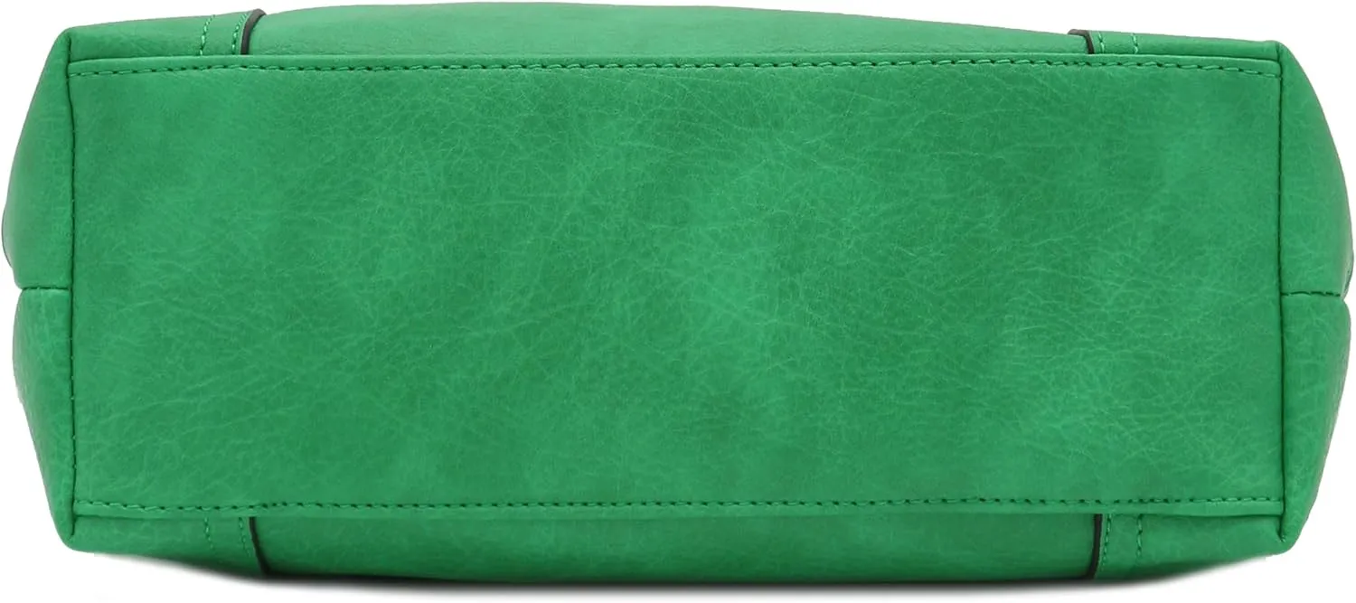 Hobo Shoulder Bag with Big Snap Hook Hardware