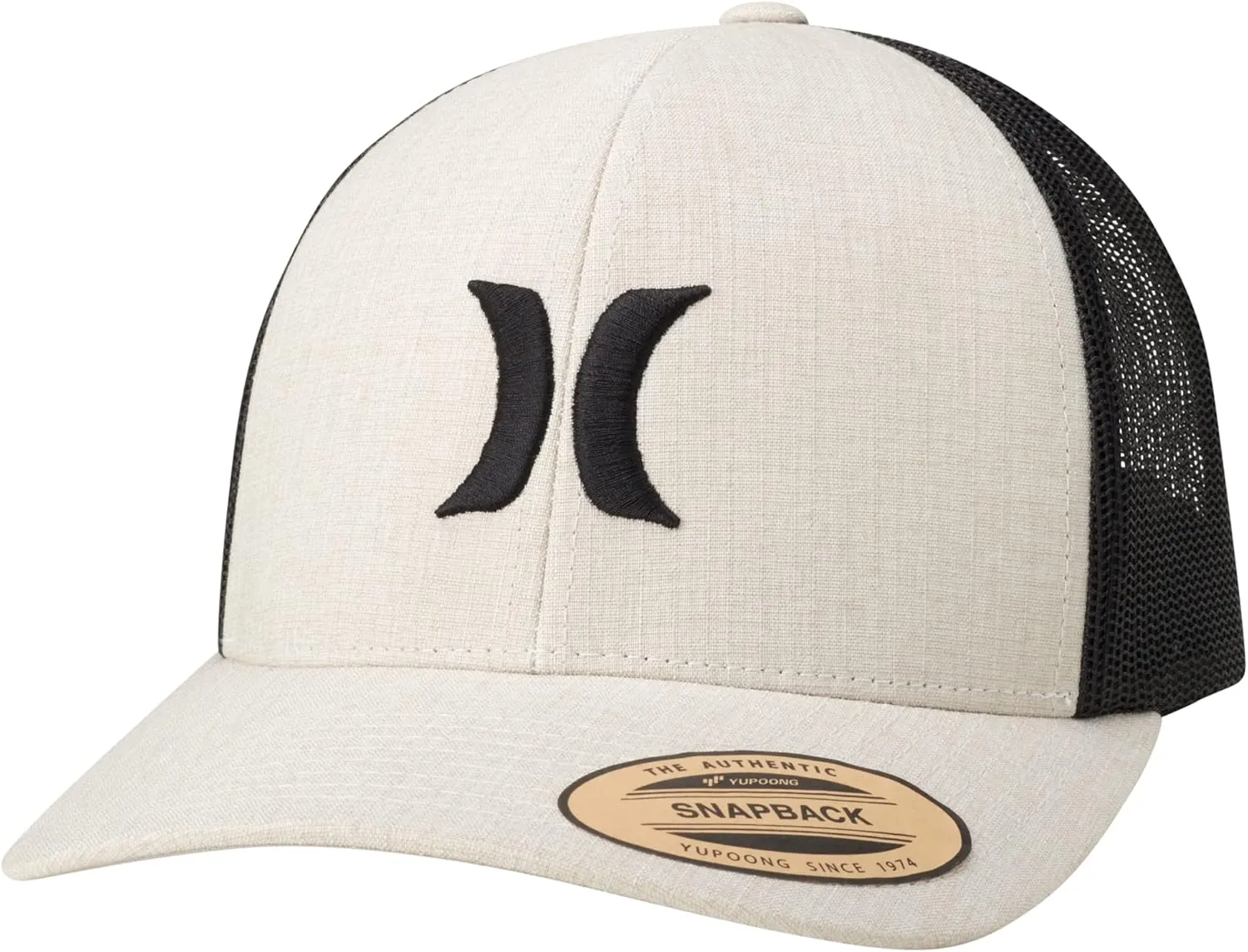 Hurley Men's Caps - Del Mar Mesh Panel Baseball Cap Trucker Hat - Snap Back Hats for Men
