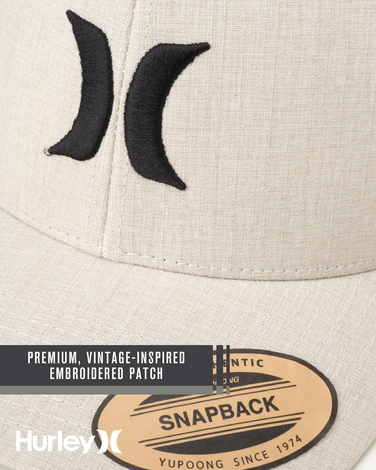 Hurley Men's Caps - Del Mar Mesh Panel Baseball Cap Trucker Hat - Snap Back Hats for Men