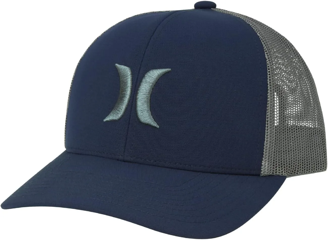 Hurley Men's Caps - Del Mar Mesh Panel Baseball Cap Trucker Hat - Snap Back Hats for Men
