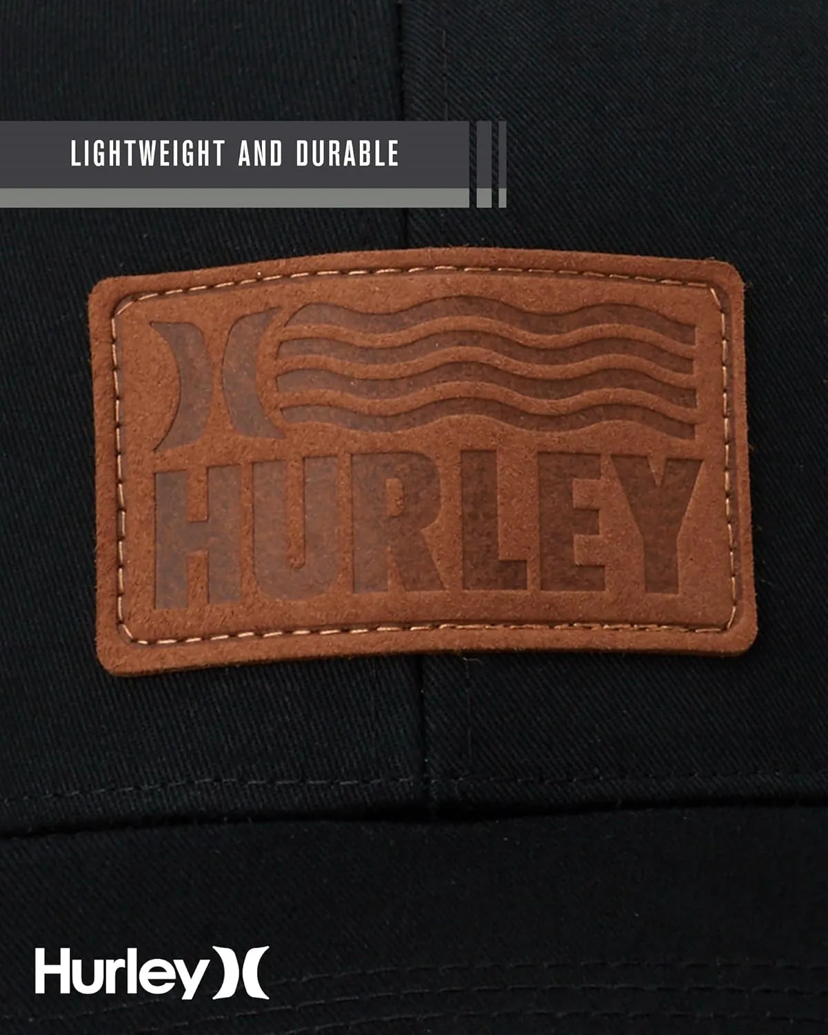 Hurley Men's Caps - Fairway Trucker Mesh Panel Baseball Cap Trucker Hat - Snap Back Hats for Men