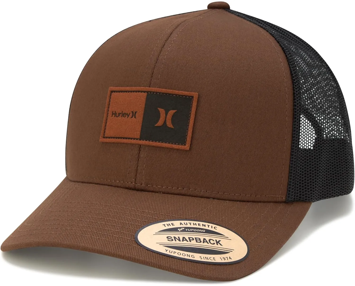 Hurley Men's Caps - Fairway Trucker Mesh Panel Baseball Cap Trucker Hat - Snap Back Hats for Men