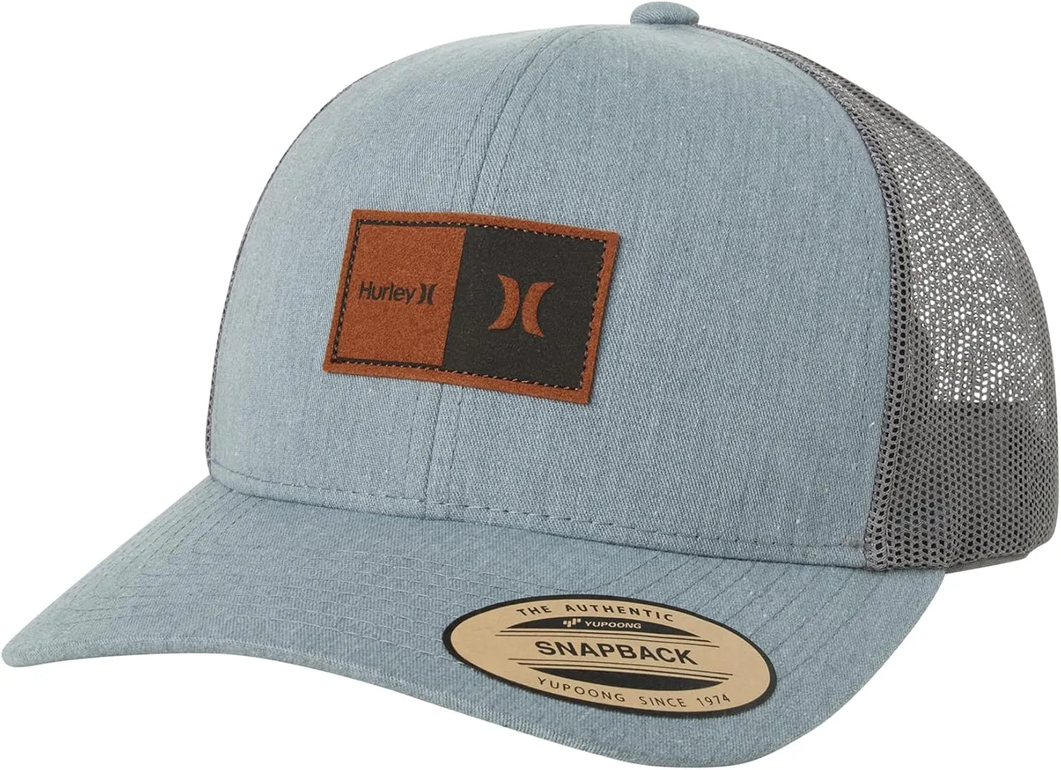 Hurley Men's Caps - Fairway Trucker Mesh Panel Baseball Cap Trucker Hat - Snap Back Hats for Men
