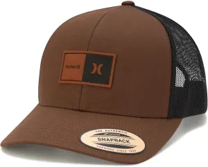 Hurley Men's Caps - Fairway Trucker Mesh Panel Baseball Cap Trucker Hat - Snap Back Hats for Men