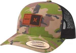 Hurley Men's Caps - Fairway Trucker Mesh Panel Baseball Cap Trucker Hat - Snap Back Hats for Men