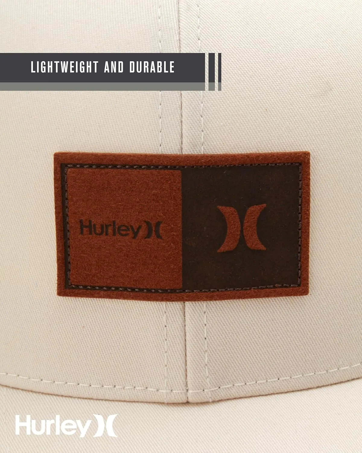 Hurley Men's Caps - Fairway Trucker Mesh Panel Baseball Cap Trucker Hat - Snap Back Hats for Men