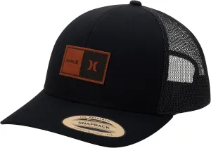 Hurley Men's Caps - Fairway Trucker Mesh Panel Baseball Cap Trucker Hat - Snap Back Hats for Men