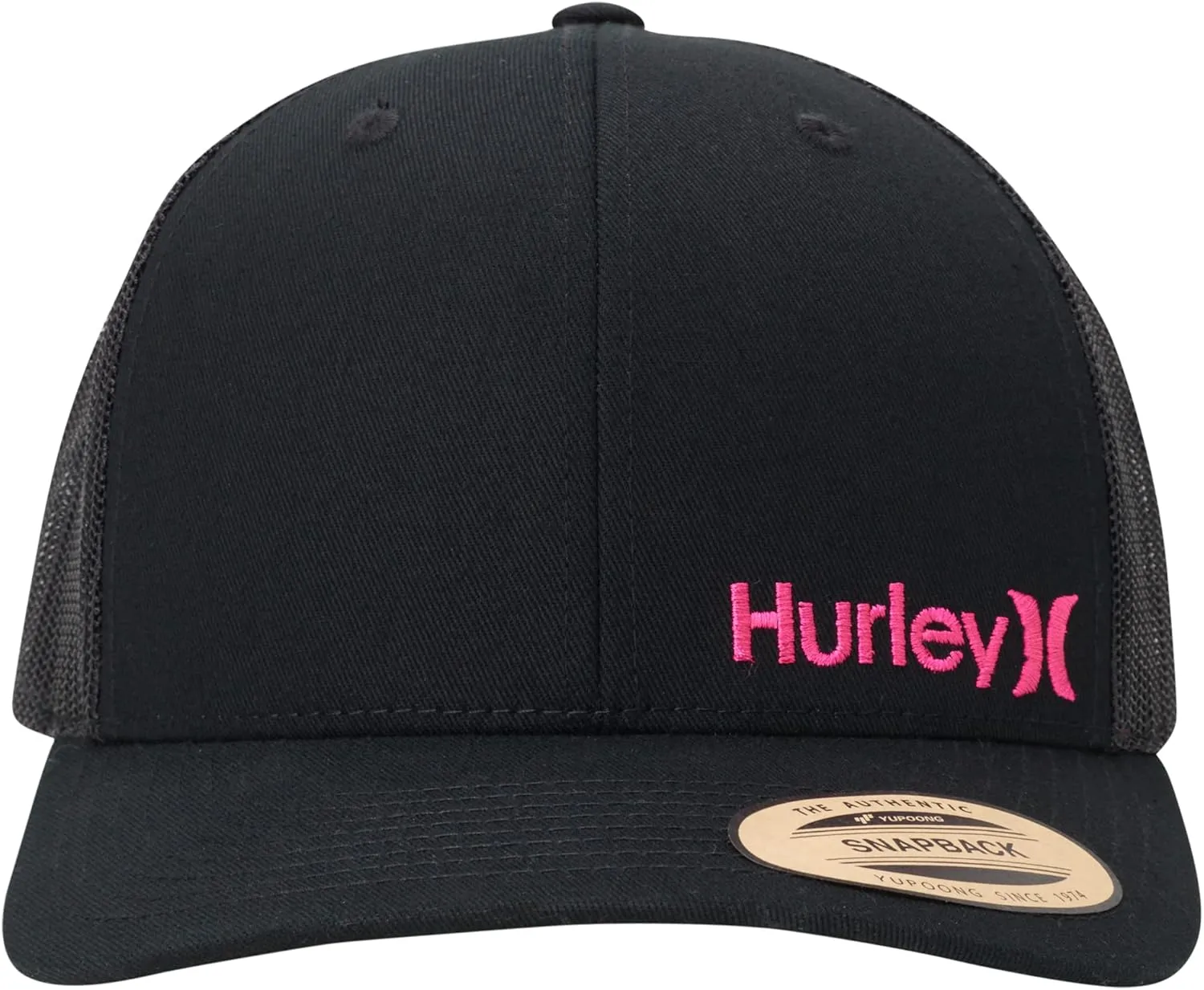 Hurley Men's Trucker Hat - Corp Snap Back Comfortable Curved Bill with Adjustable Snap Closure - Trucker Hats for Men