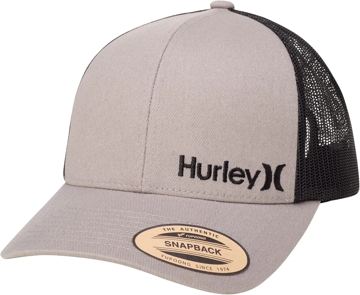 Hurley Men's Trucker Hat - Corp Snap Back Comfortable Curved Bill with Adjustable Snap Closure - Trucker Hats for Men