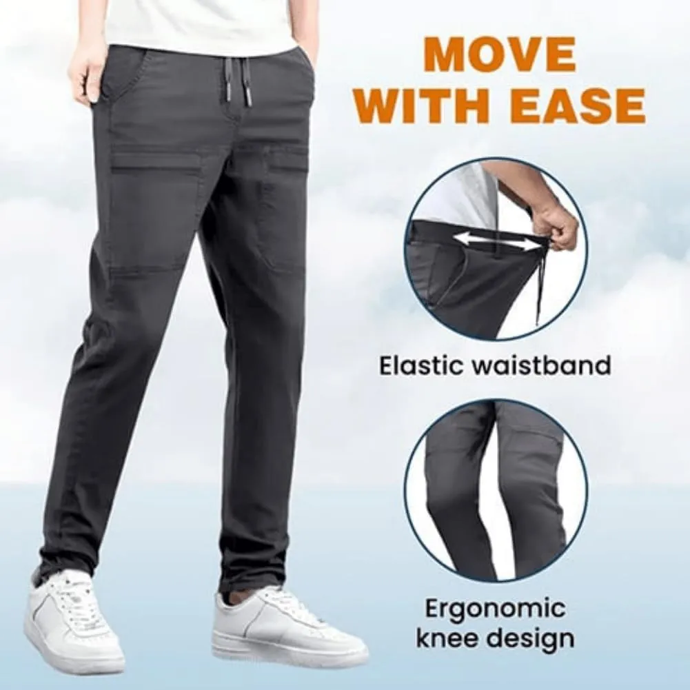JDIV Multipants - High Stretch Multi-Pocket Durable Cargo Pants, Men Comfy Cargo Pants Stretch