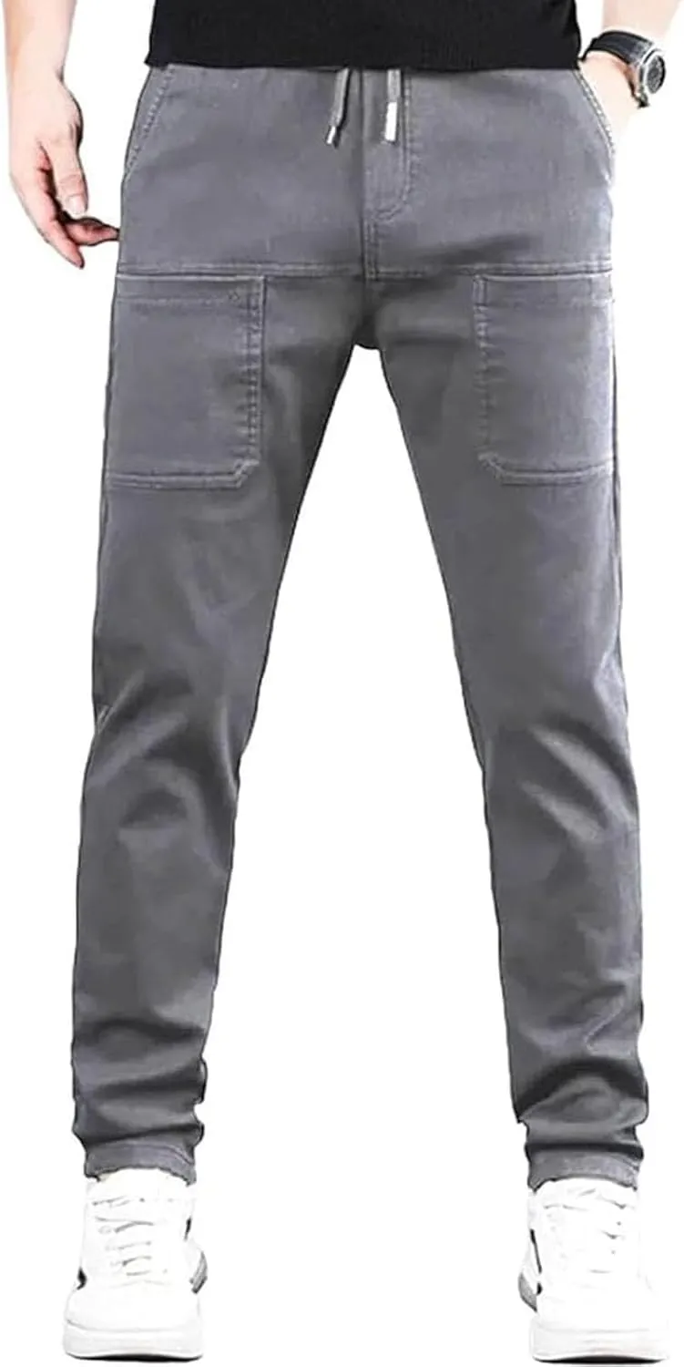 JDIV Multipants - High Stretch Multi-Pocket Durable Cargo Pants, Men Comfy Cargo Pants Stretch