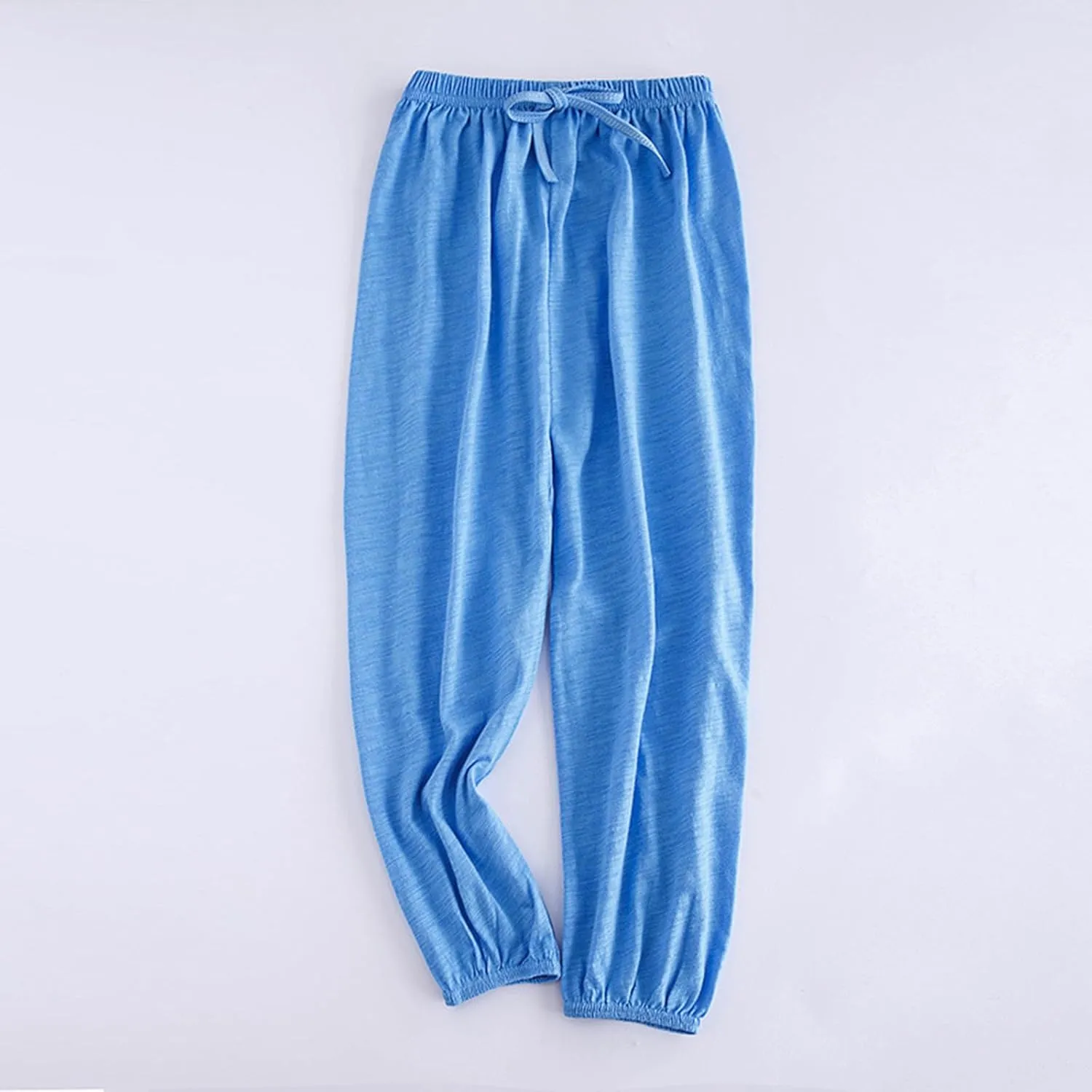 Kids Baggy Sweatpants Boys Girls Toddler Wide Leg Casual Pants Elastic Waist Loose Fit Joggers Solid Color Trousers