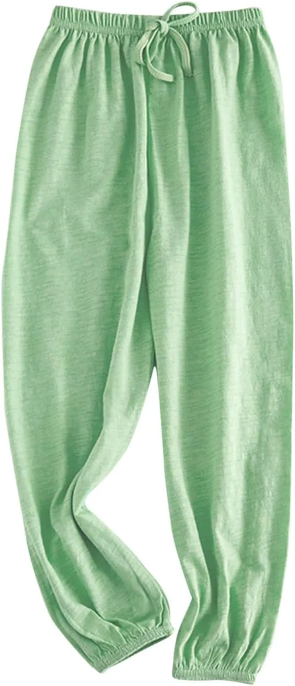 Kids Baggy Sweatpants Boys Girls Toddler Wide Leg Casual Pants Elastic Waist Loose Fit Joggers Solid Color Trousers