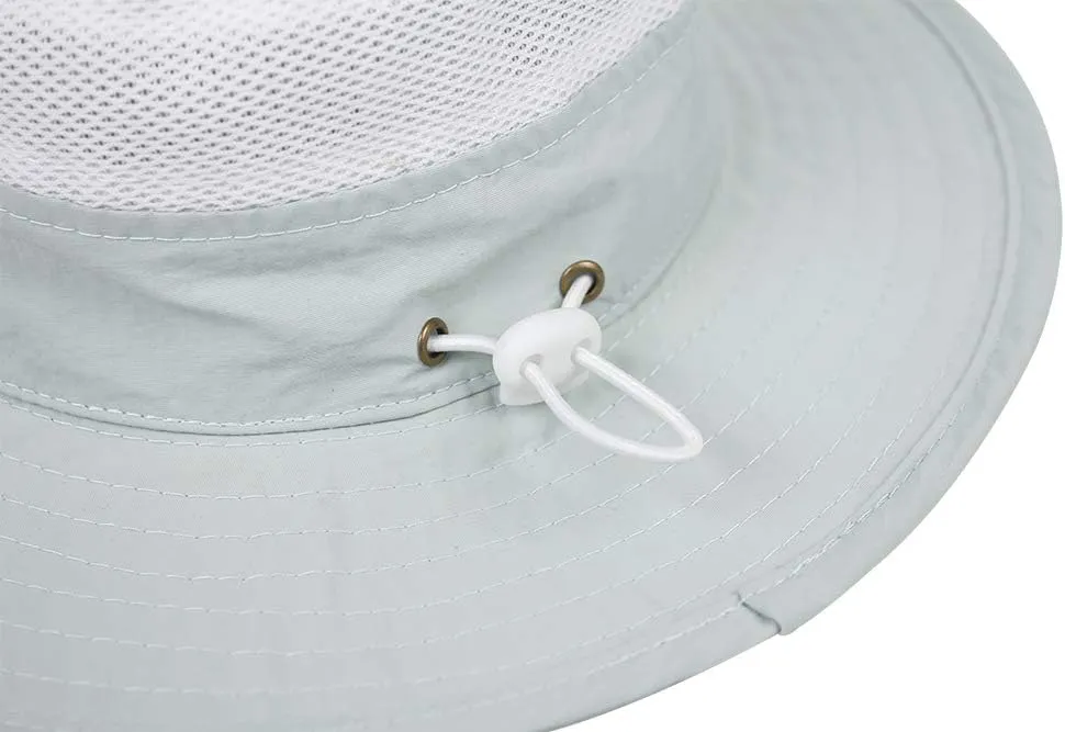 Kids Mesh Sun Hat Toddler Baby Summer Wide Brim Beach Hat Sun Protection Hiking Hat Fishing Hat