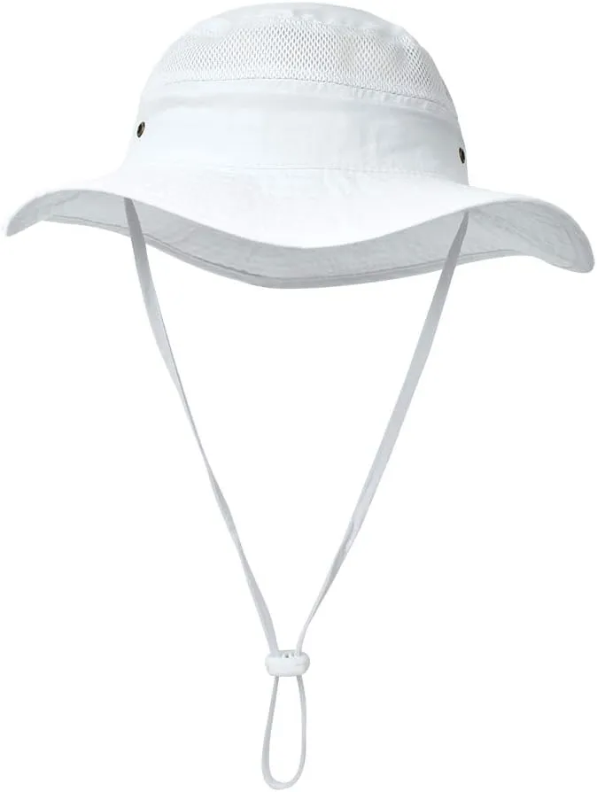 Kids Mesh Sun Hat Toddler Baby Summer Wide Brim Beach Hat Sun Protection Hiking Hat Fishing Hat