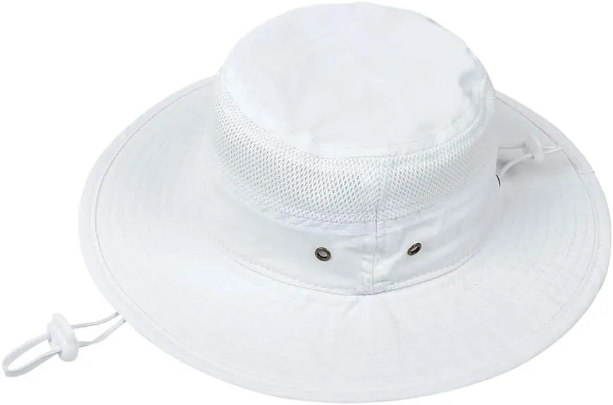 Kids Mesh Sun Hat Toddler Baby Summer Wide Brim Beach Hat Sun Protection Hiking Hat Fishing Hat