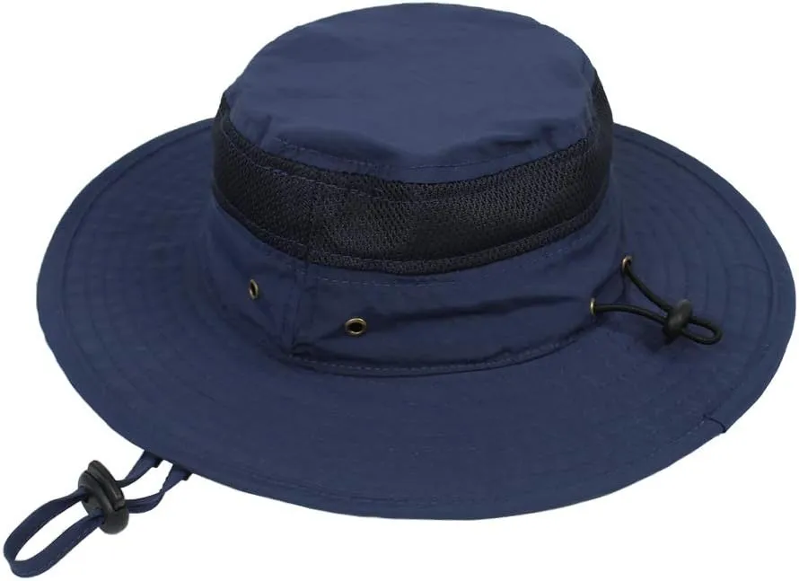 Kids Mesh Sun Hat Toddler Baby Summer Wide Brim Beach Hat Sun Protection Hiking Hat Fishing Hat