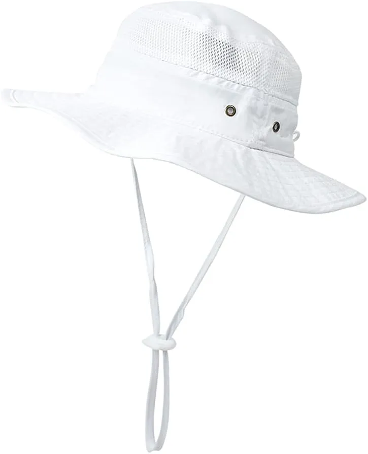 Kids Mesh Sun Hat Toddler Baby Summer Wide Brim Beach Hat Sun Protection Hiking Hat Fishing Hat