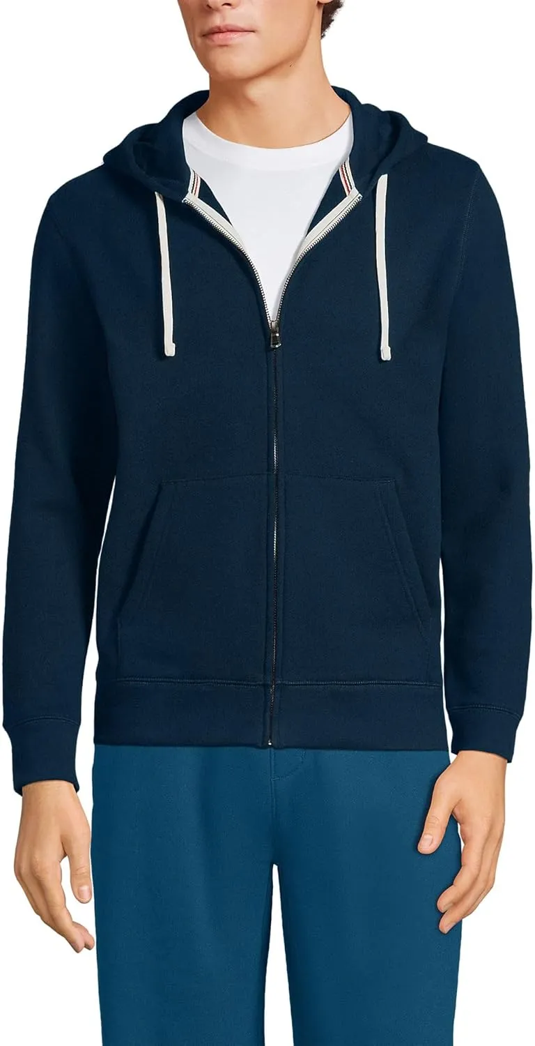 Lands' End Men's Serious Sweats Full Zip Hoodie