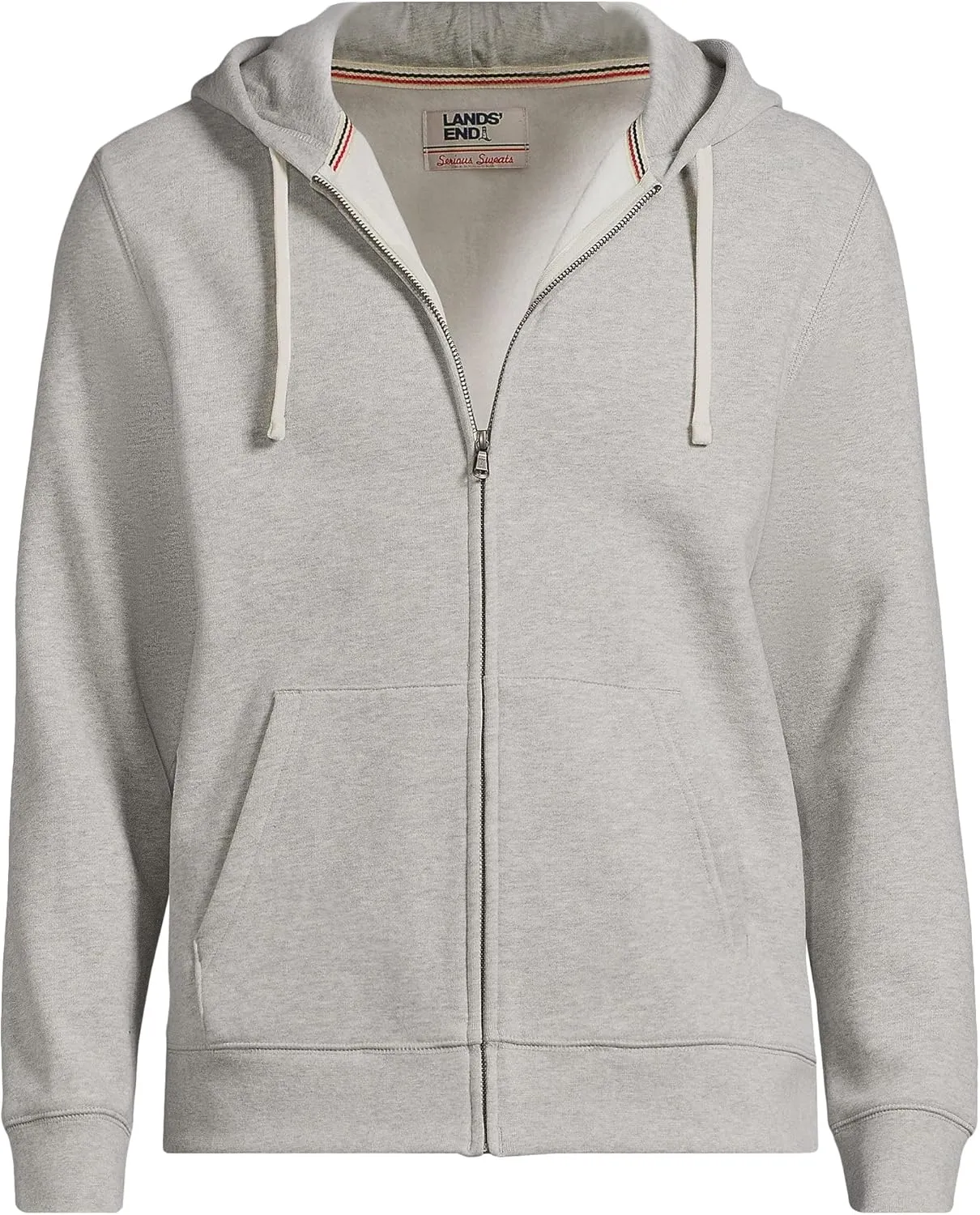 Lands' End Men's Serious Sweats Full Zip Hoodie