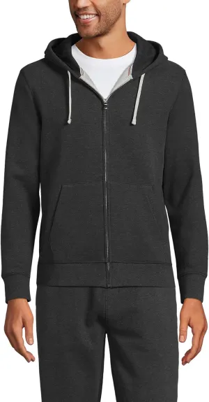 Lands' End Men's Serious Sweats Full Zip Hoodie