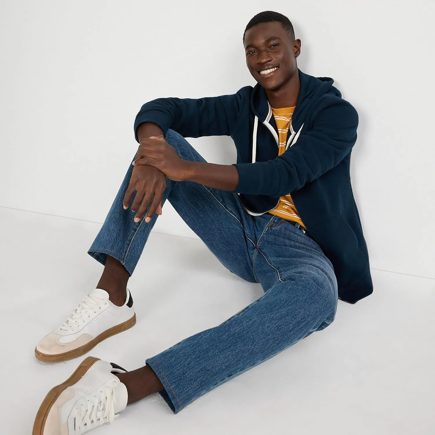 Lands' End Men's Serious Sweats Full Zip Hoodie