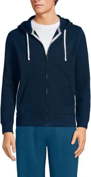 Lands' End Men's Serious Sweats Full Zip Hoodie
